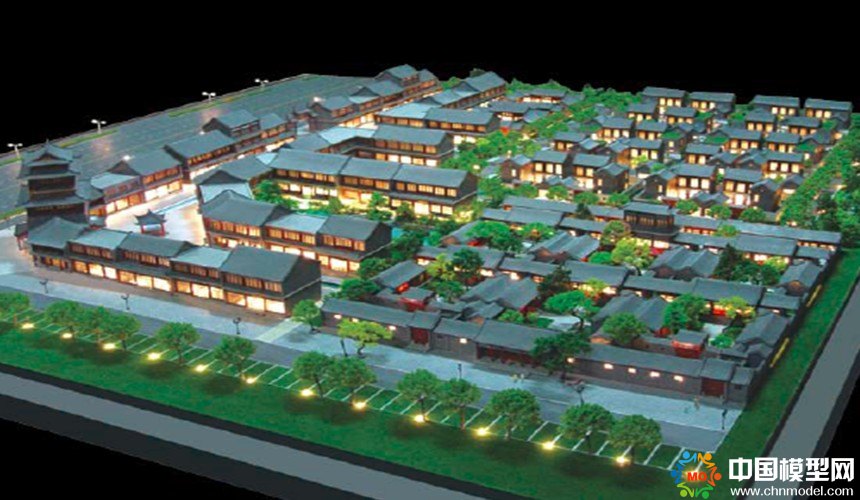 古建筑模型，古建沙盤模型