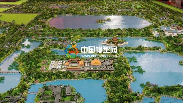 大型皇家園林沙盤模型重現圓明園昔日輝煌
