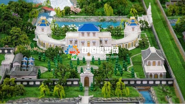 大型皇家園林沙盤模型重現圓明園昔日輝煌