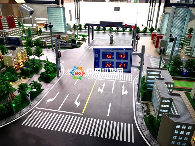 智能交通演示沙盤