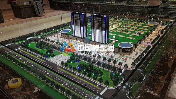 長沙商貿城建筑模型
