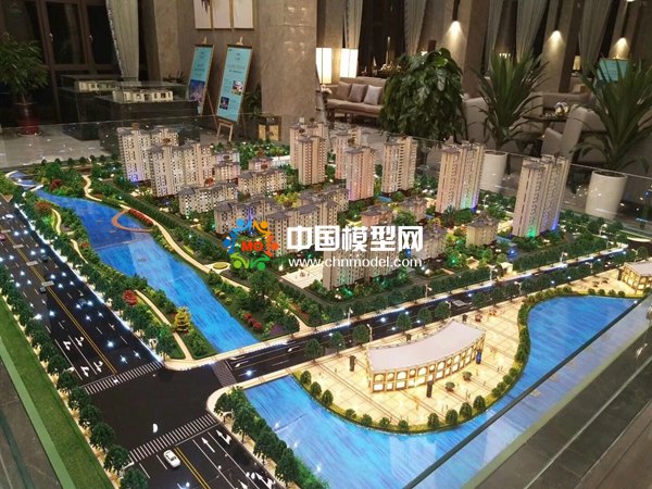 天潤國際公館售樓建筑模型