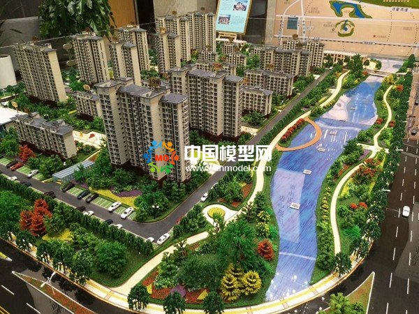 天潤國際公館售樓建筑模型