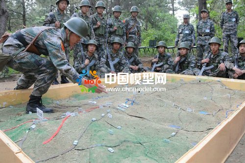 杭州軍事沙盤模型-景文模型