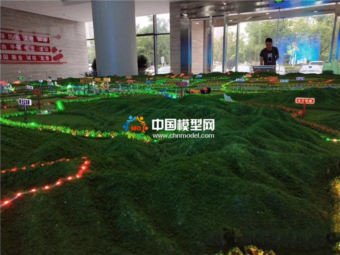 公路交通規劃沙盤模型