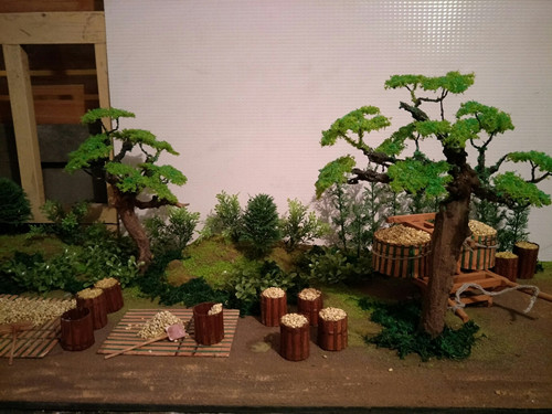 園林景觀道具模型用于檔次較高的模型之中