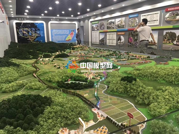 道場鄉(xiāng)美麗鄉(xiāng)村示范樣板區(qū)沙盤模型