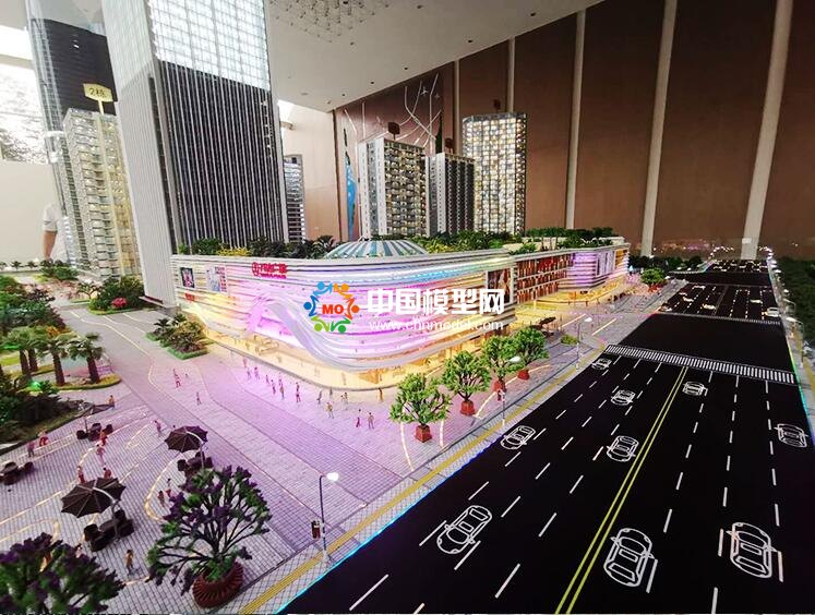 滇池明珠萬(wàn)達(dá)廣場(chǎng)建筑模型