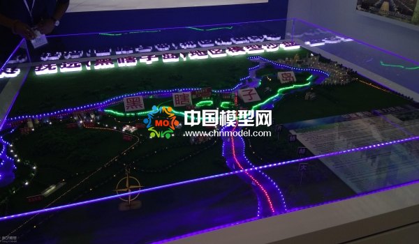 黑瞎子島地形沙盤(pán)模型