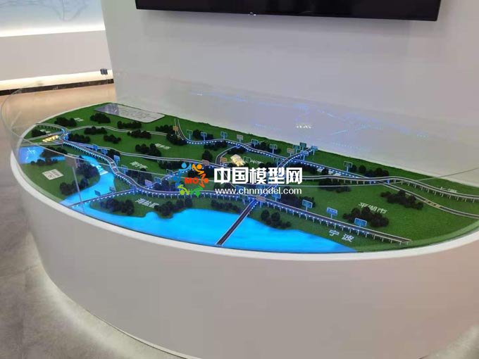高速互通沙盤(pán)模型，高架橋沙盤(pán)模型，高速公路沙盤(pán)模型