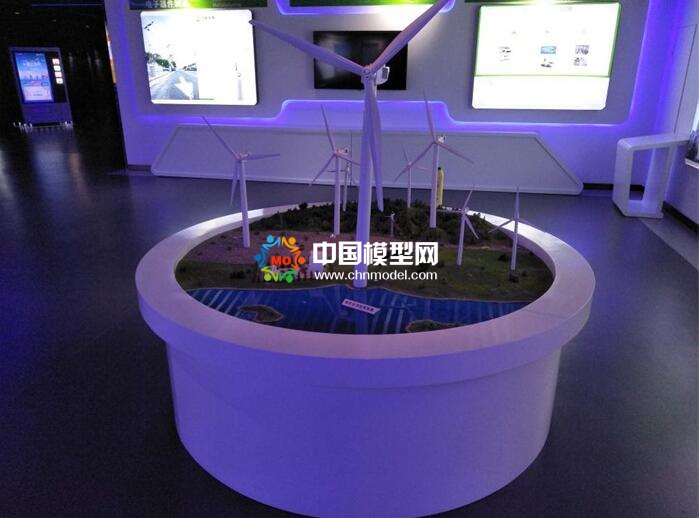 科技館風力發電模型