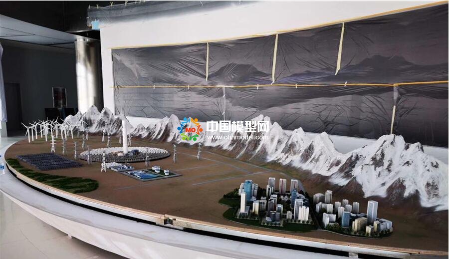 清潔能源沙盤模型，風電模型，光伏發電模型
