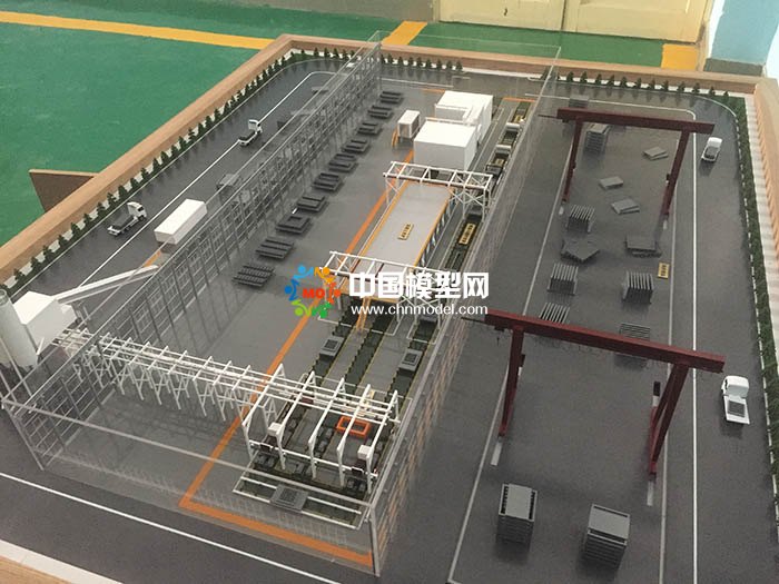 預制生產線沙盤模型                                            