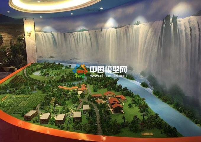 生態一體化污水處理沙盤模型