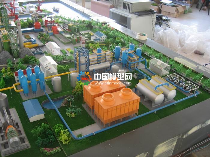化肥原料生產線沙盤模型