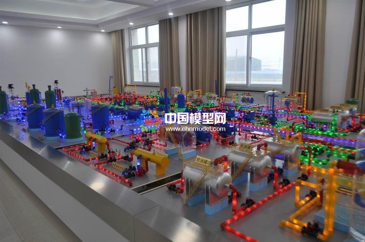 石油化工生產流程沙盤模型