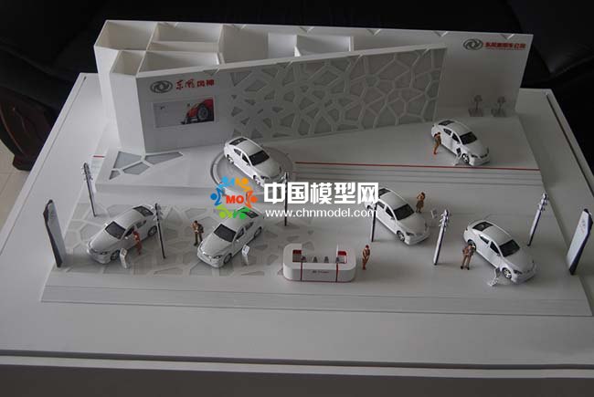 汽車展館沙盤模型，汽車展廳4S店沙盤模型