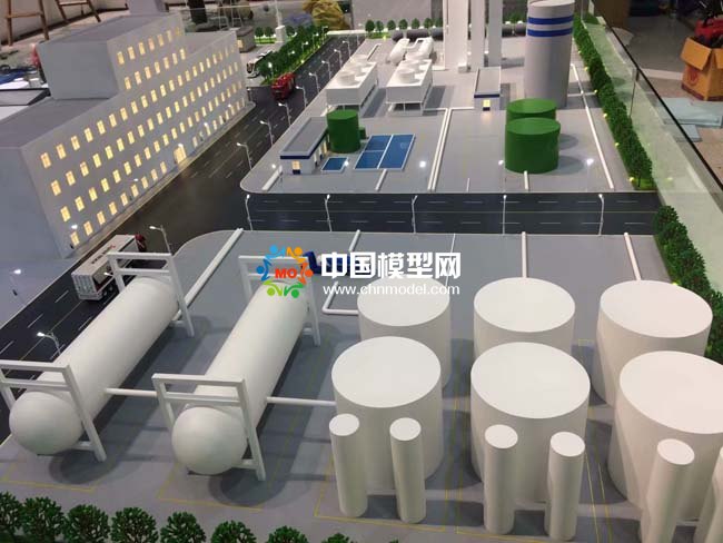 氫能源應用場景沙盤模型，氫燃料電池沙盤模型
