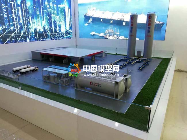 LNG加氣站沙盤模型