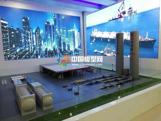 LNG加氣站沙盤模型