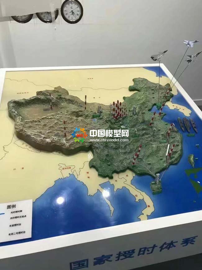 國家授時系統(tǒng)沙盤模型