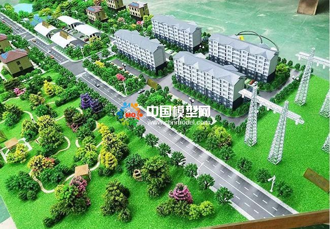 光伏電站應用場景沙盤模型，太陽能光伏屋頂發電沙盤模型