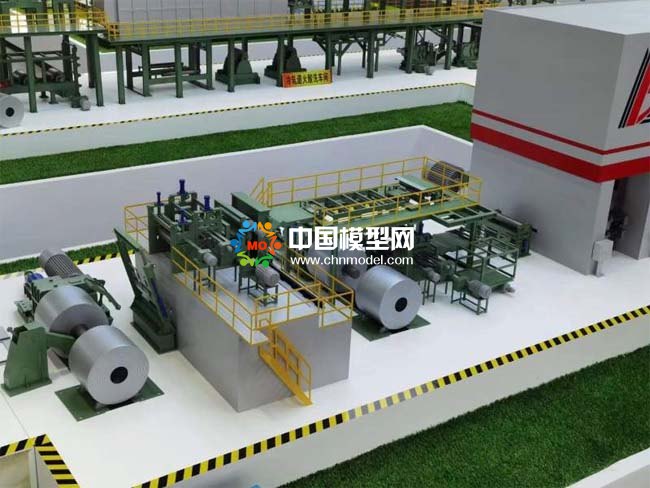 煉鋼工業(yè)基地沙盤模型