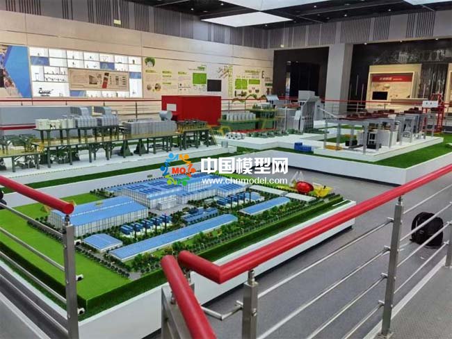煉鋼工業(yè)基地沙盤模型