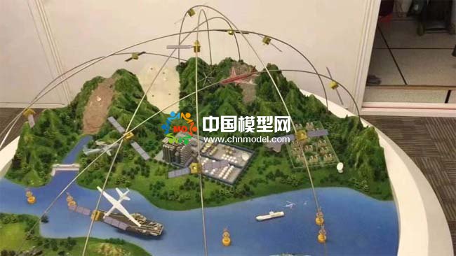 衛(wèi)星遙感監(jiān)測(cè)防災(zāi)防害預(yù)警沙盤模型