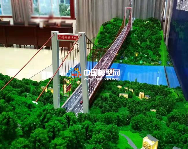 開州湖特大橋沙盤模型