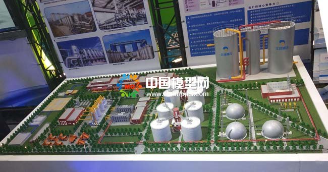 污泥處理中心沙盤模型
