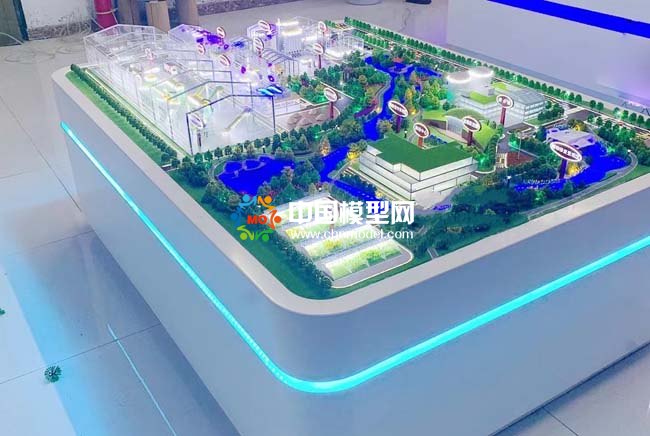 環境修復沙盤模型