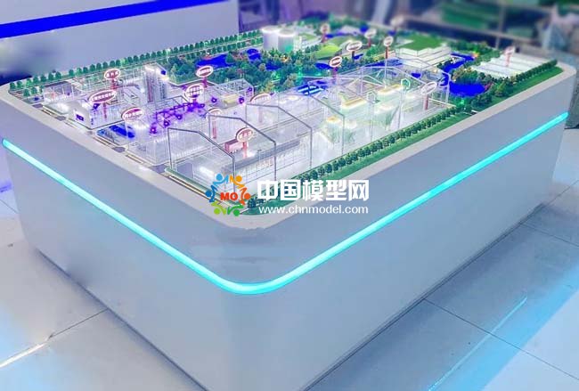 環境修復沙盤模型