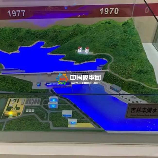 抽水蓄能水電站沙盤模型