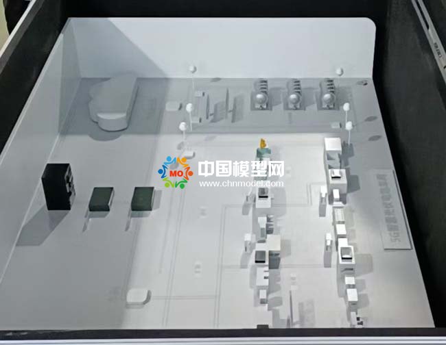 5G智慧光伏電池車間沙盤模型