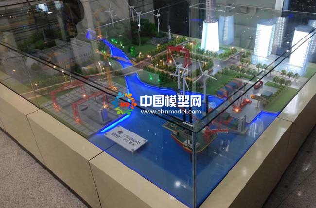 起重機應用場景沙盤模型
