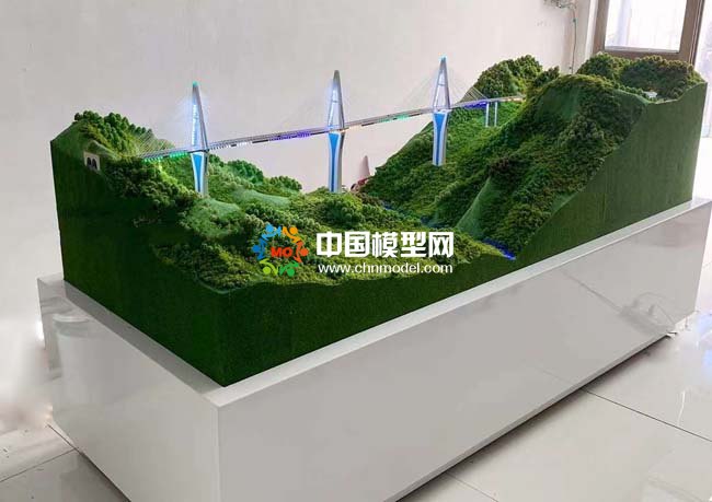 天空之橋平塘特大橋沙盤模型