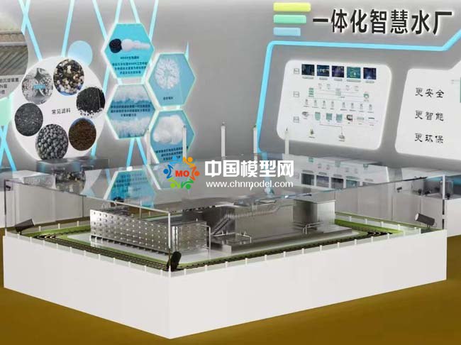 一體化智慧水廠沙盤(pán)模型