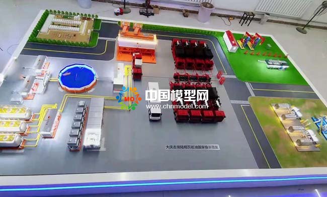 油田裝備制造沙盤模型