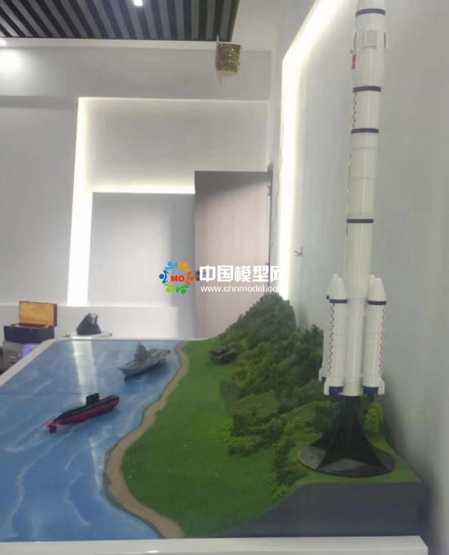 軍事防御系統沙盤模型