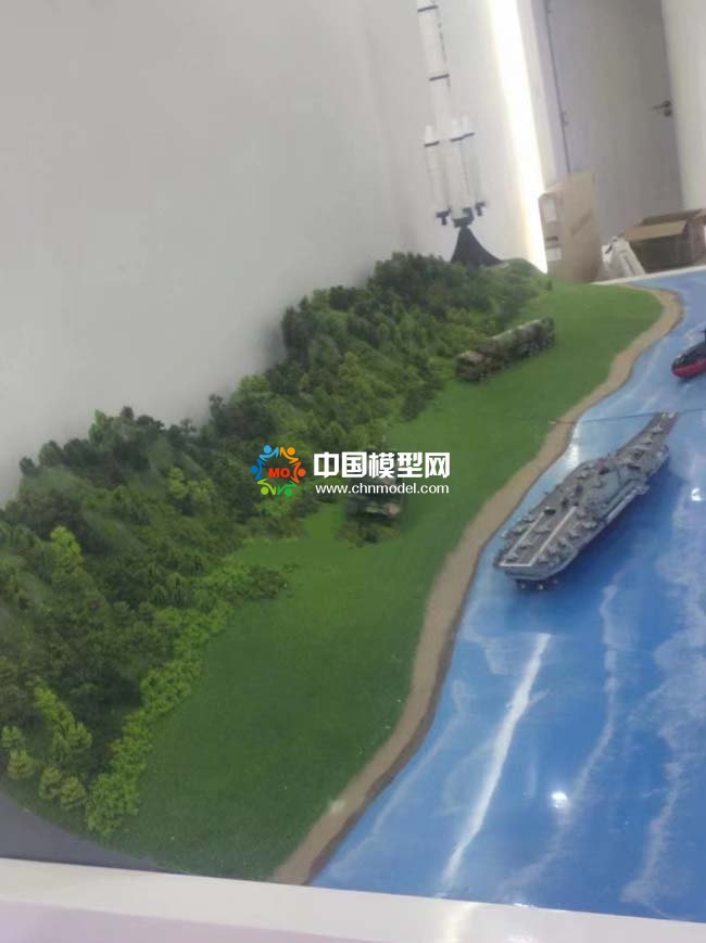 軍事防御系統沙盤模型
