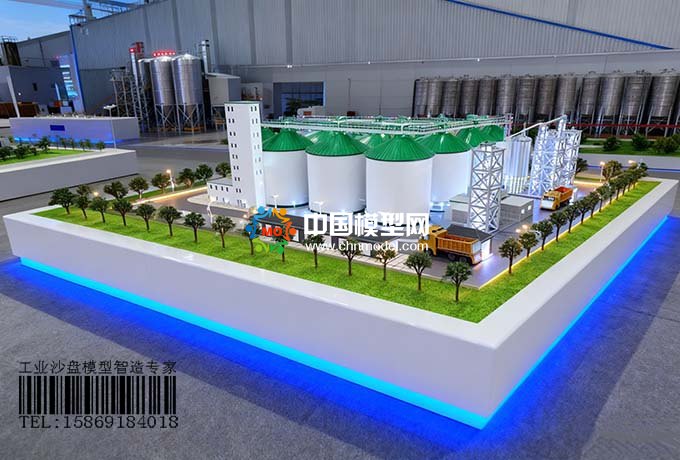 智慧糧倉智慧糧庫解決方案沙盤模型