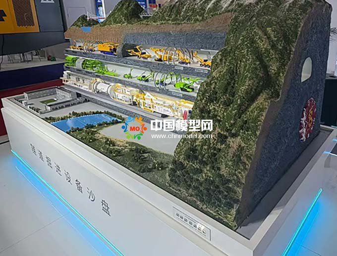 隧道掘進(jìn)設(shè)備沙盤模型