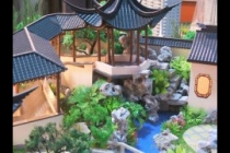 園林古建模型,天壇模型,木制古建模型