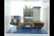 綠色船舶模型，廢氣凈化模型，船舶尾氣凈化模型