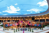 3D打印的恒大童世界建筑模型, 100多臺SLA設備,2.6噸光敏樹脂