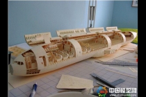 節能環保的紙質建筑模型廣泛應用于益智教育