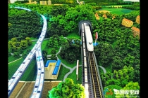 常益長高速鐵路CYCZQ-6標沙盤模型(中鐵十一局)