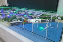 太陽(yáng)能風(fēng)光互補(bǔ)新能源綜合發(fā)電沙盤(pán)模型