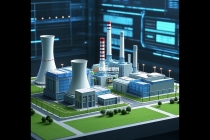 智慧電廠沙盤模型,點亮能源變革新視界